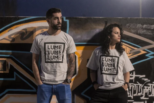 Camiseta Lume Gris Unisex